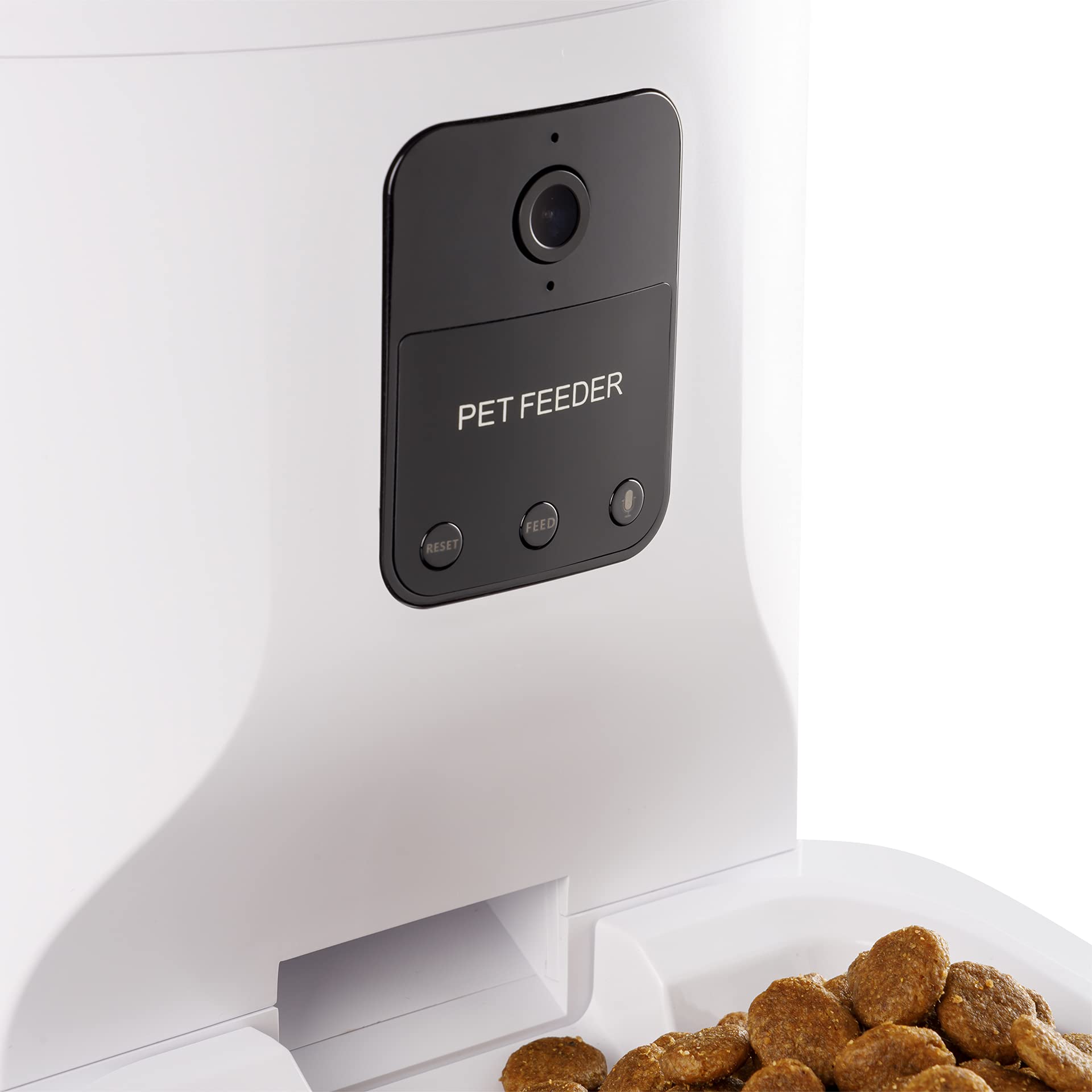 Mellerware - Comedero Automático Petto!Eat 9L | Cámara HD | Grabación Voz | Dispensador Comida App WiFi 2.4GHz | Apto Lavavajillas | Programable | Perros Gatos Animales Mascotas