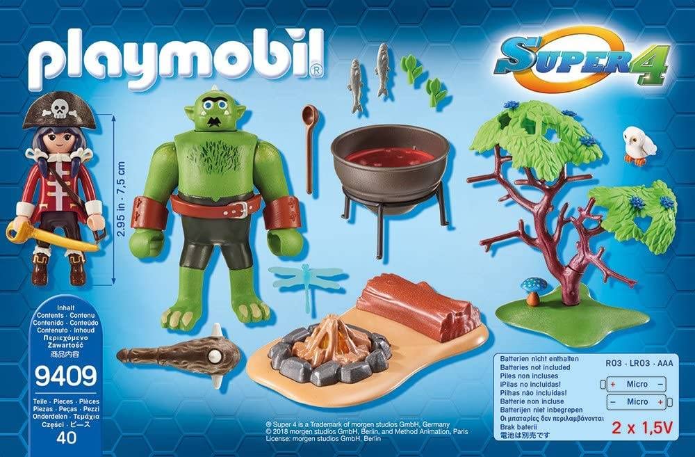 9409-Ogre géant avec Ruby Super4 Playmobil : King Jouet Suisse, Playmobil Playmobil