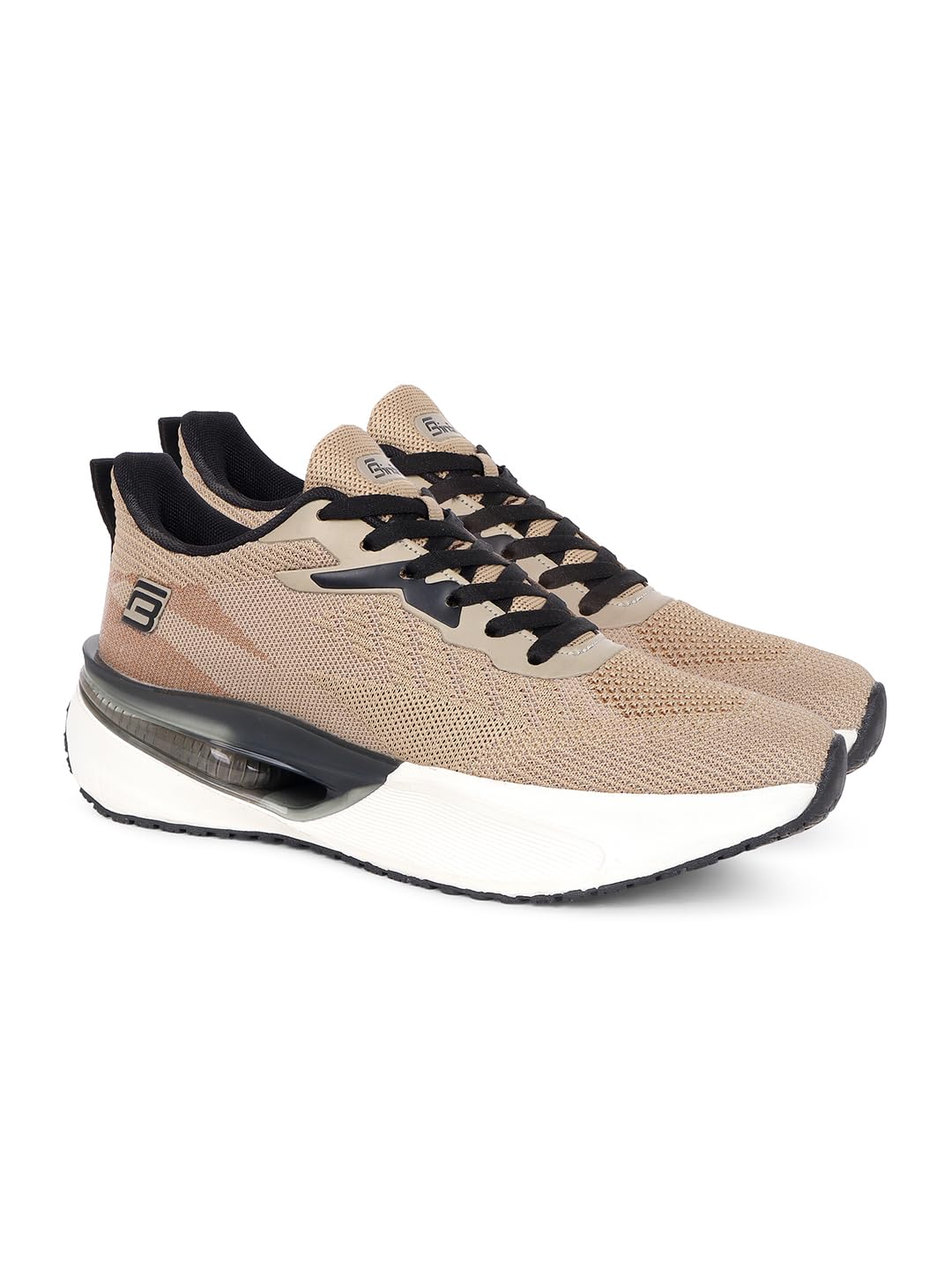 Stylish Comfortable Regular Wear Trekking & Walking Sports Shoes Phylon Beige Sports Shoes for Men BRD-SH-1552_6-image-9
