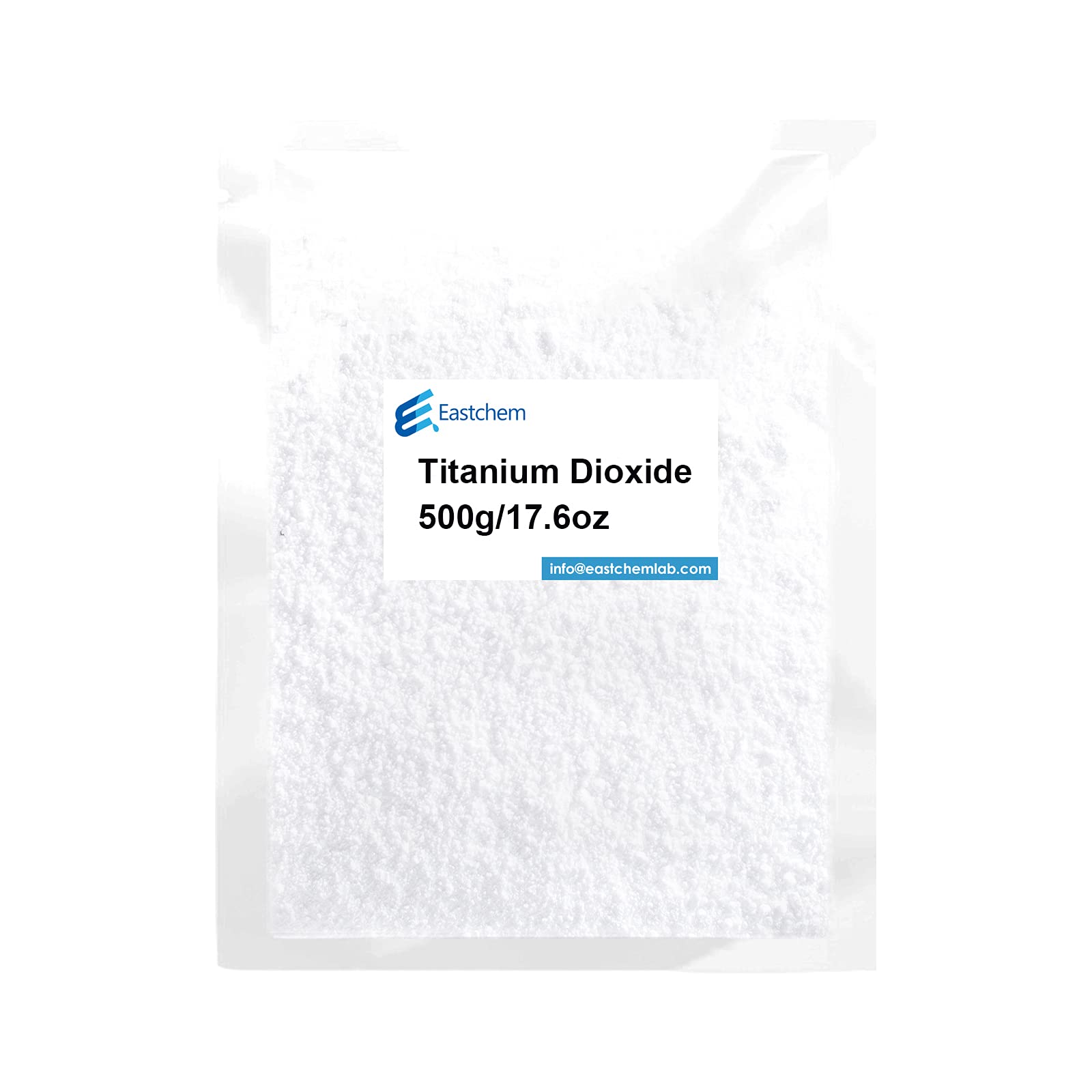 Titanium Dioxide,Used in soap Manufacturing, handicrafts, Paint and Pigment colorants,CAS NO:13463-67-7(500g)