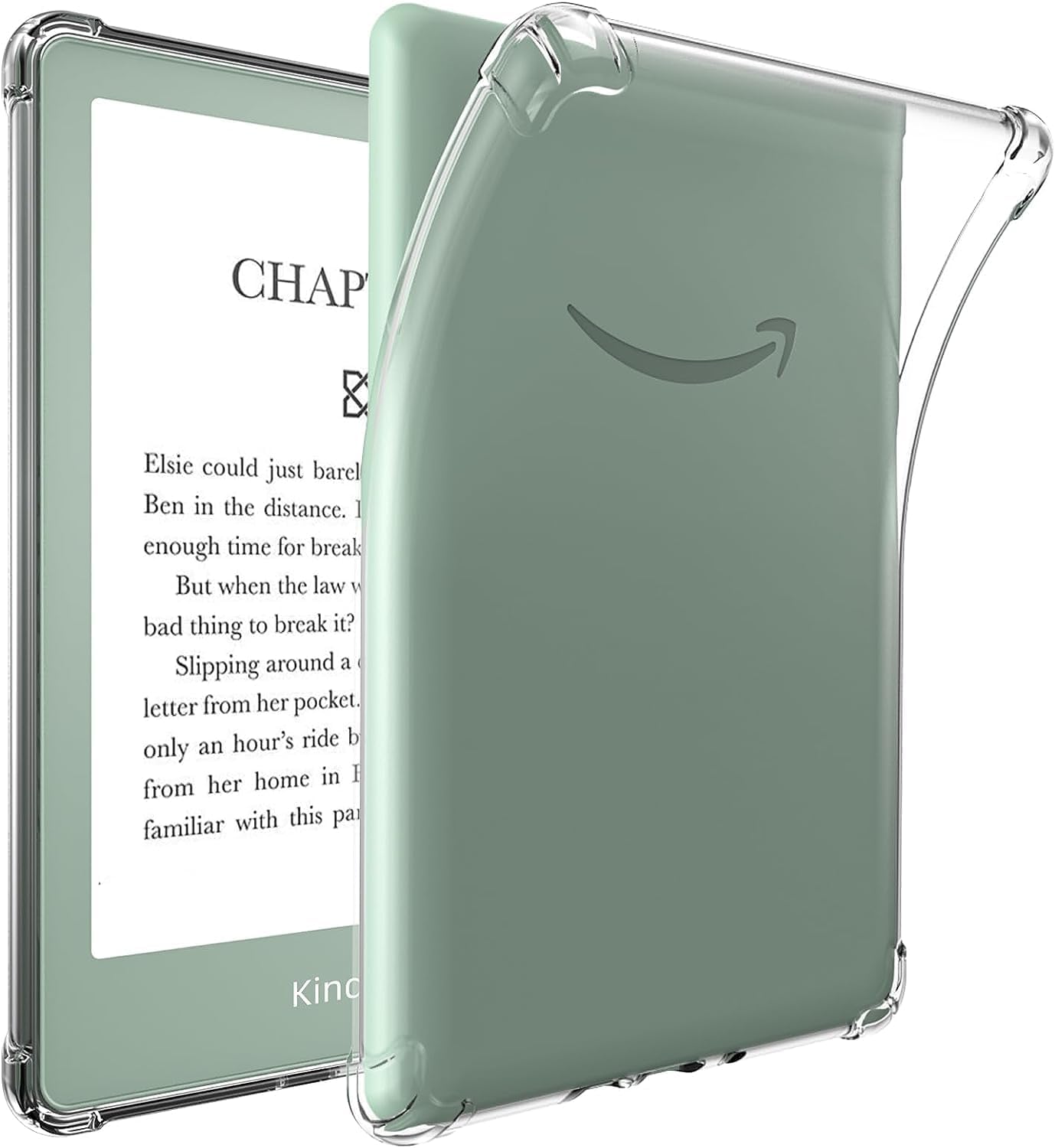 CAWA Clear Transparent back cover for Amazon Kindle (Kindle 6