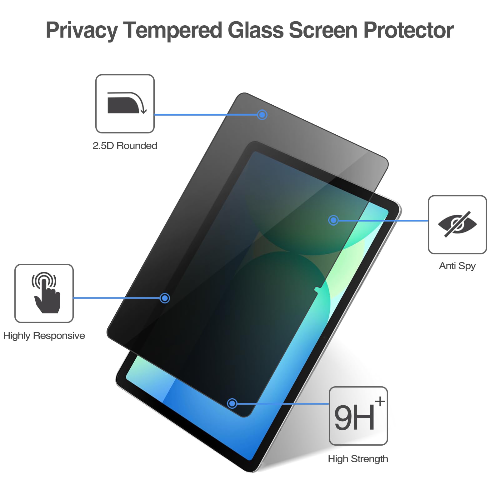 Amazon.com: ProCase Anti-Spy Screen Protector for Galaxy Tab S10