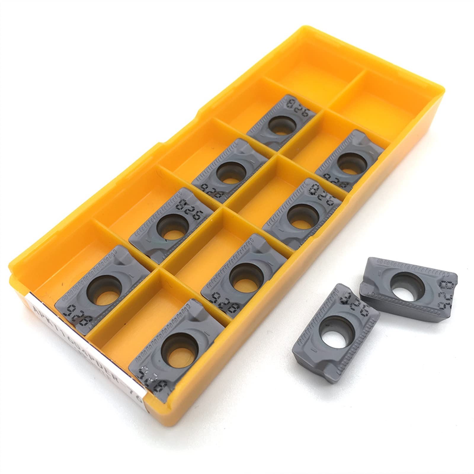APKT1003 APMT1135 APKT1604 PDER 76 IC928 Insertos de carburo Torno Cortador Herramienta torneado Máquina CNC Herramientas corte Tungsteno 10 piezas(APKT1604-MA3 H01)