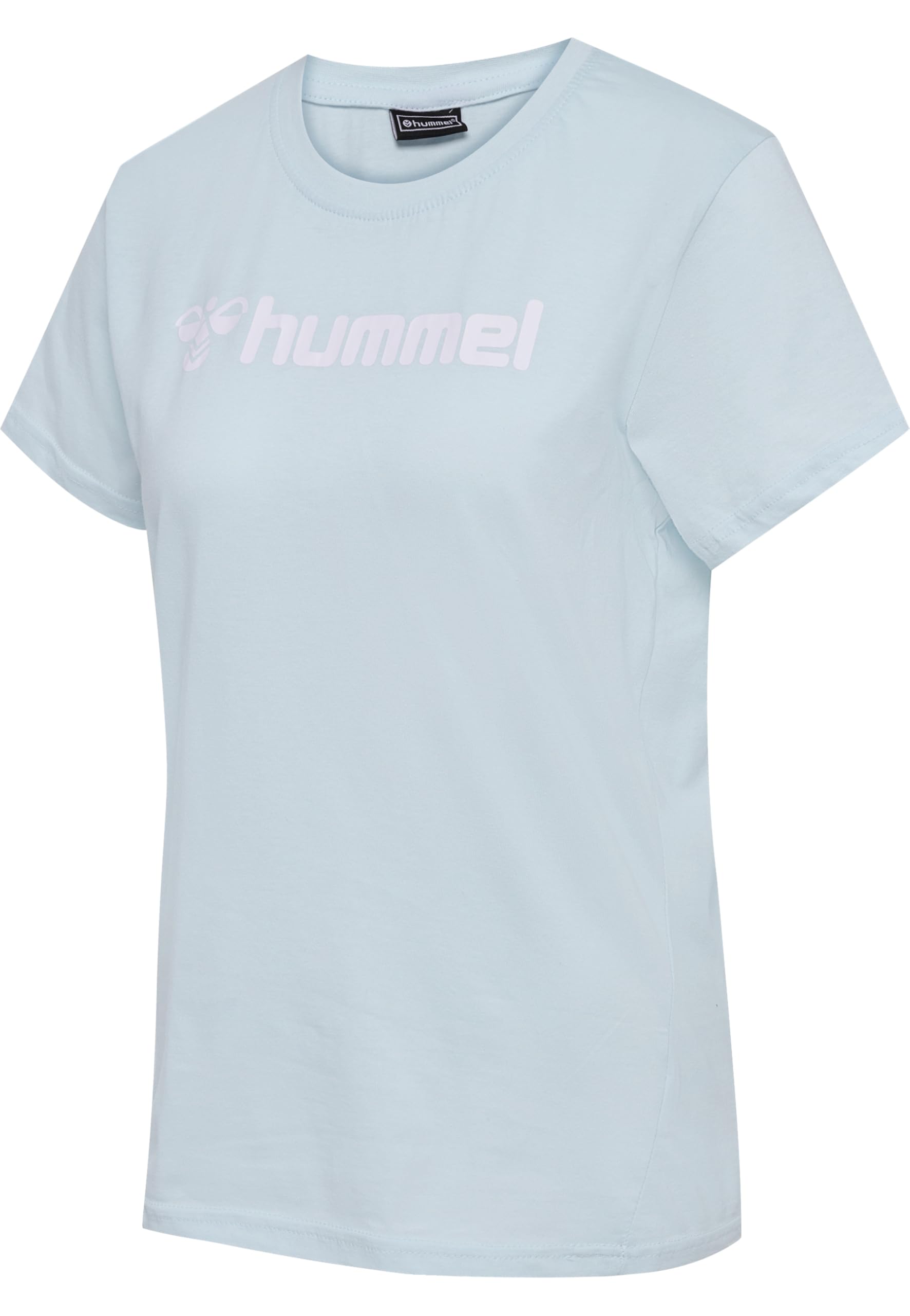 hummel hmlMOVER Cotton T-Shirt S/S Woman, Baby Blue, M