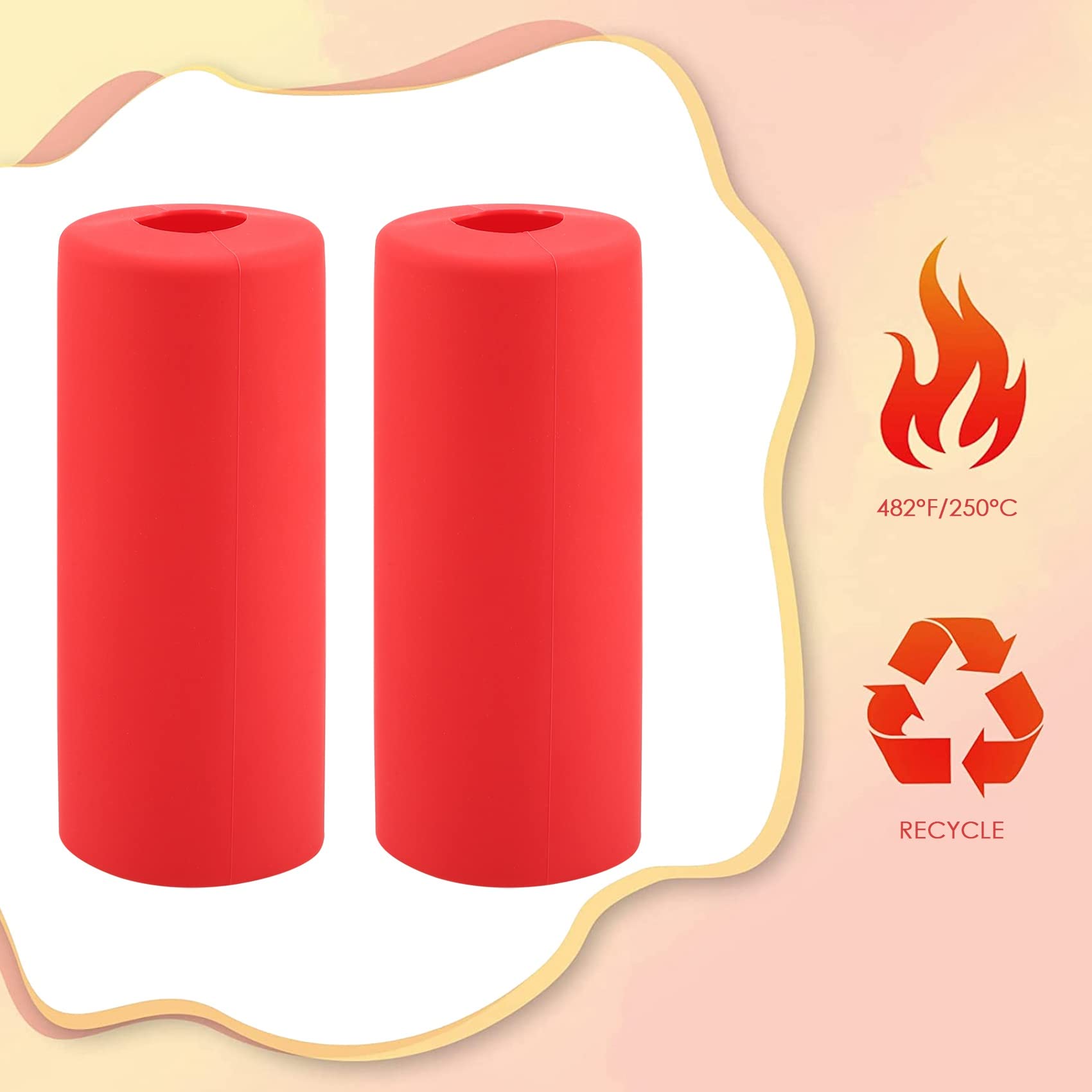 Wanjorlay 3 Pcs Silicone Wrap for Sublimation Skinny Tumblers 20Oz Reusable Silicone Wrap Mug Clamp for Full Wrap Tumbler Blank - Image 4