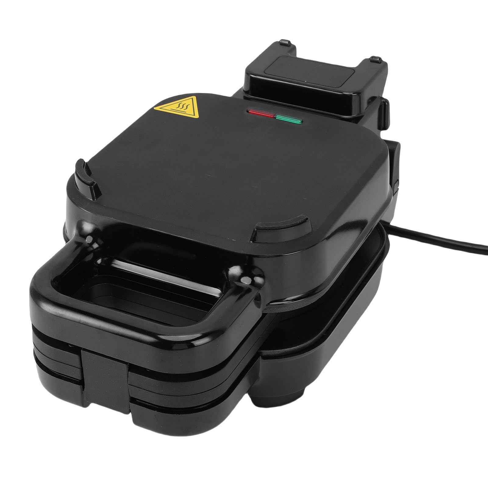 Macchina per waffle ripiene da 800 W, ferro per waffle, ferro per waffle soffice antiaderente per la di casa Colazione quotidiana Pasticceria fatta in casa Preparazione di dessert