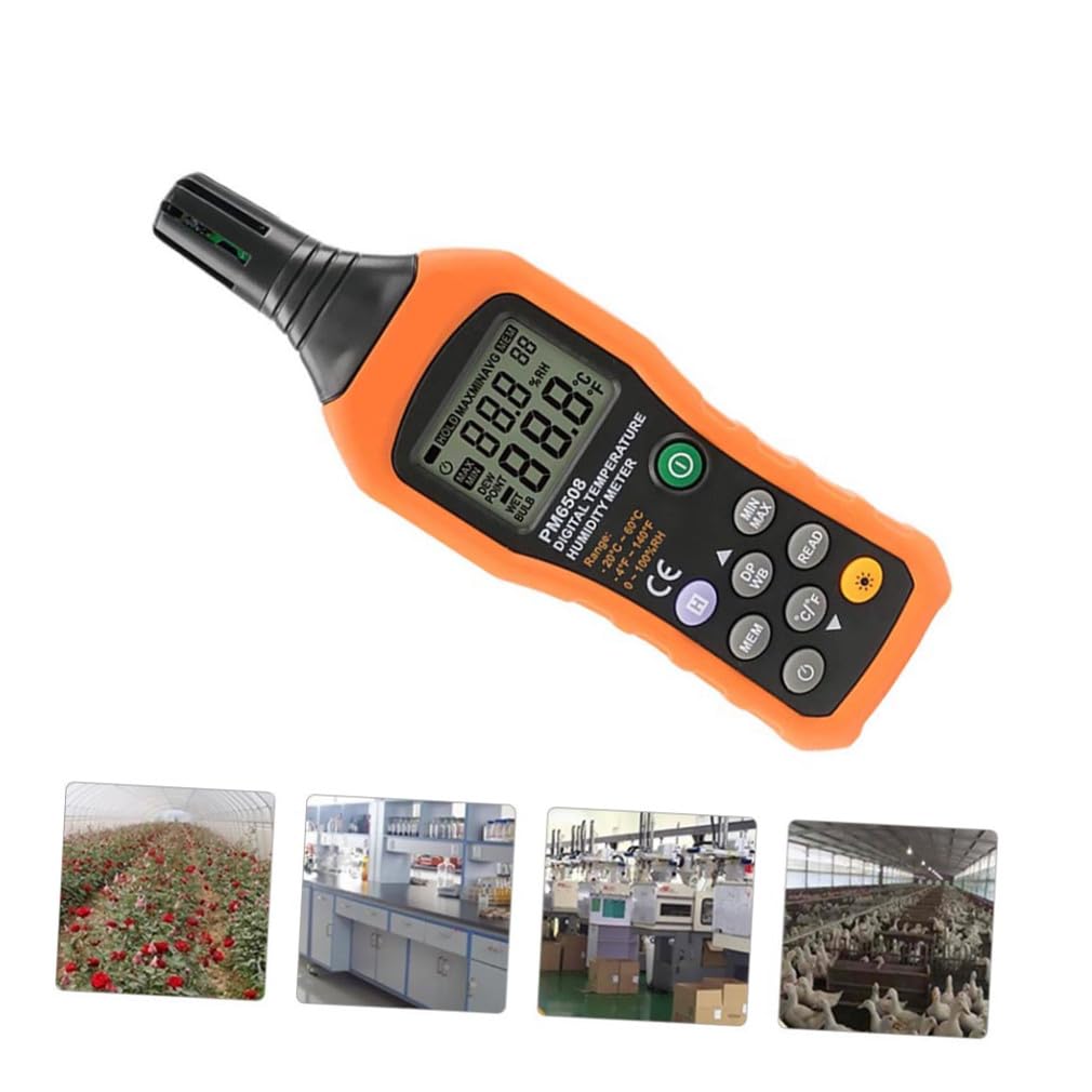 Thermomètre-hygromètre Pm6508 Numérique de Température et Humidité
