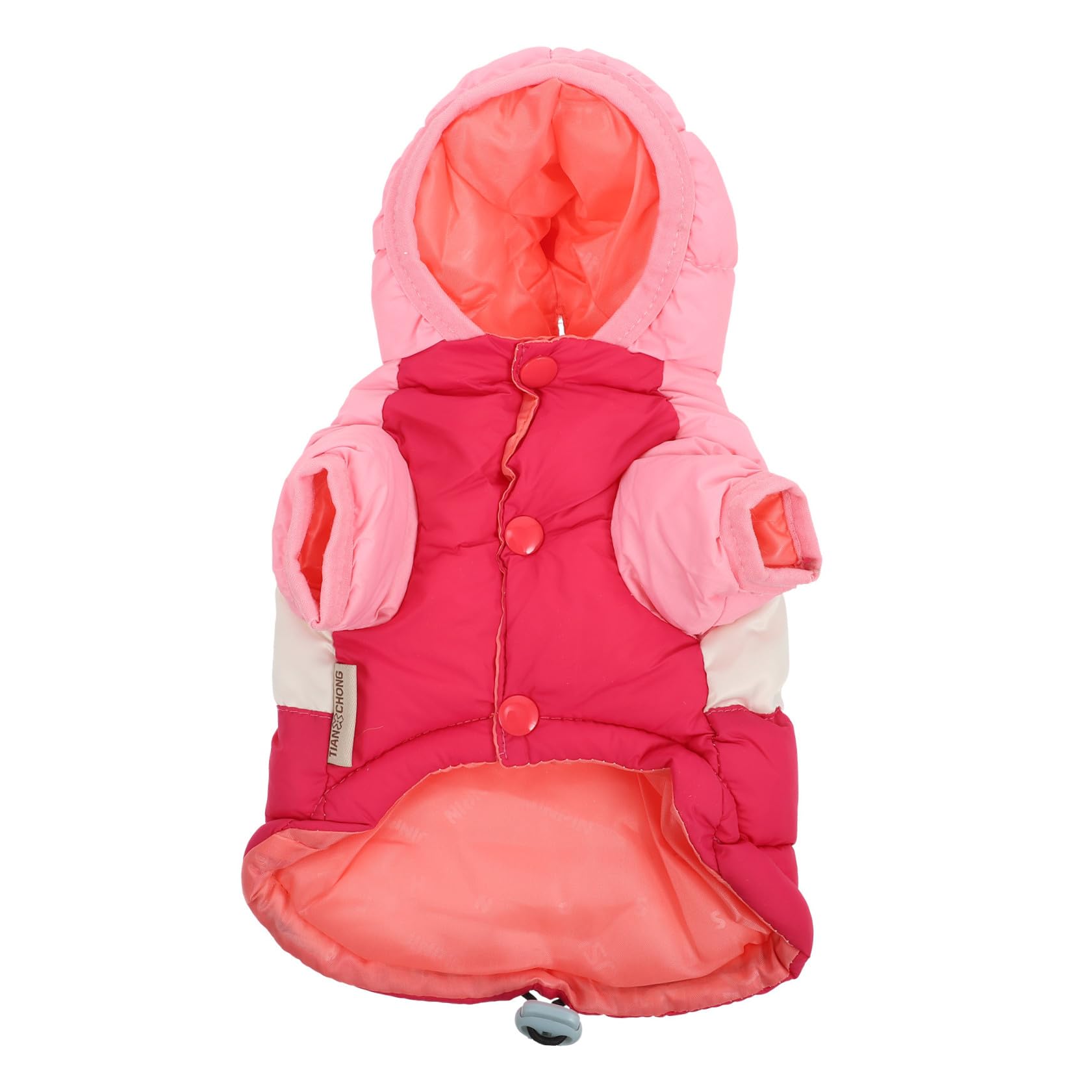 INOOMP 3pièces Gilet Doublé Duvet pour Chien Veste Hiver Réversible Coton Vêtements Chaleureux Et Élégants pour Chiens