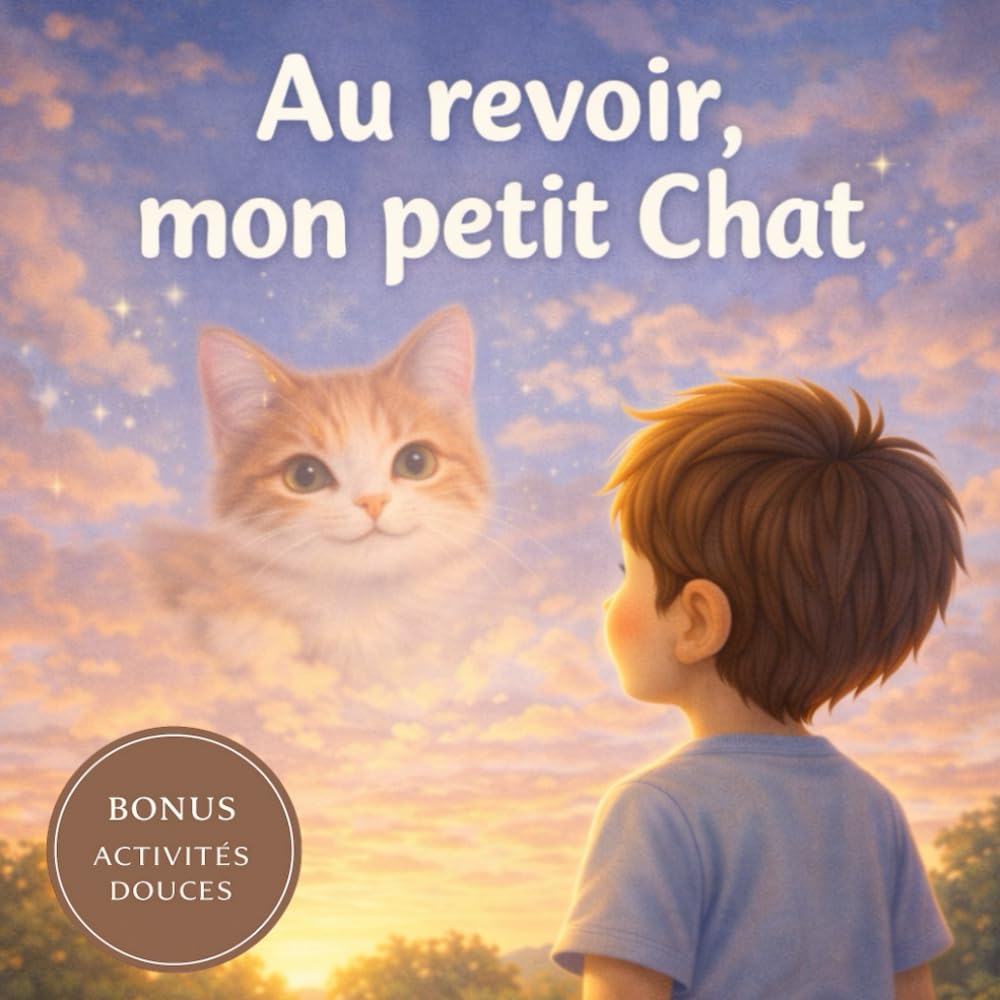 Au revoir, mon petit Chat: Une histoire illustrée pour aider les enfants à vivre le deuil d’un animal avec douceur