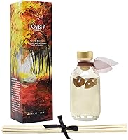 Vista 9 de LOVSPA Juego de varillas perfumadas de madera de teca de caoba con notas de fragancia de cardamomo, geranio y ámbar, un regalo perfumado unisex