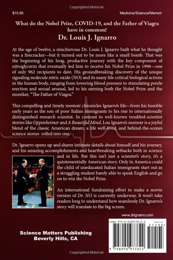 Dr. NO: The Discovery That Led to A Nobel Prize and Viagra - Image 2