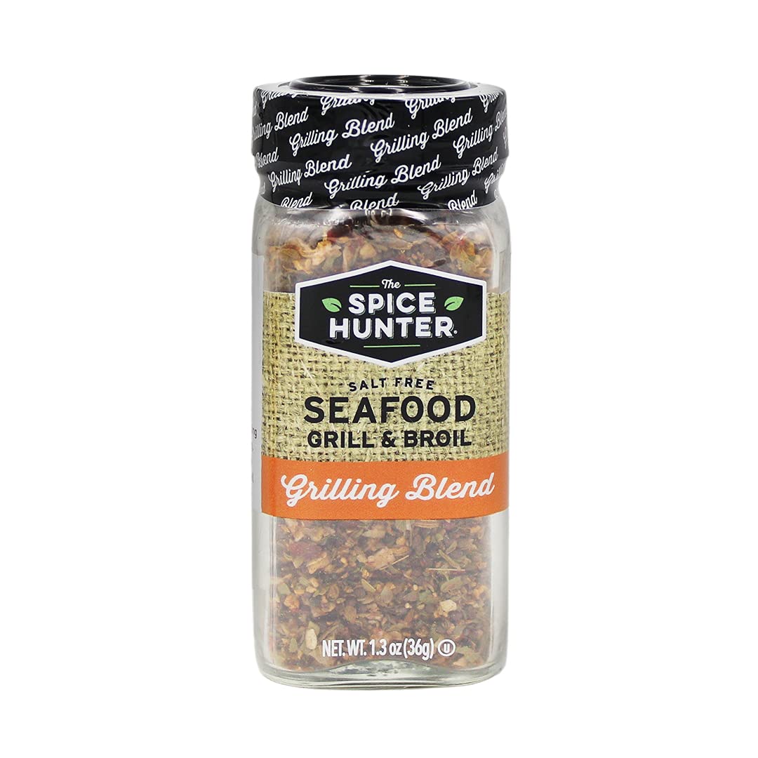 The Spice Hunter Seafood Grill and Broil Blend, 1.3-Ounce Jars (Pack of 12)