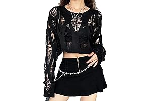 Women Punk Style Crop Top