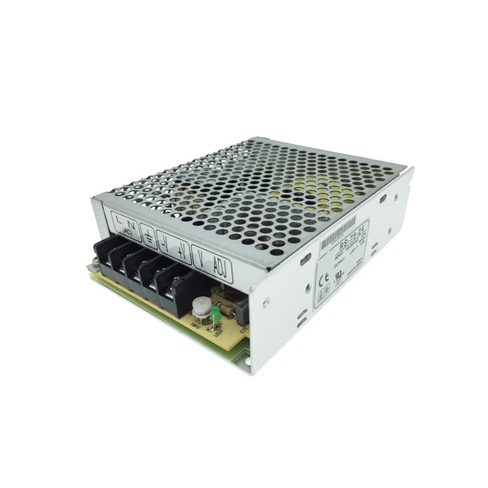 Transformateur à découpage RS-75-12 avec sécurité surcharge maximale