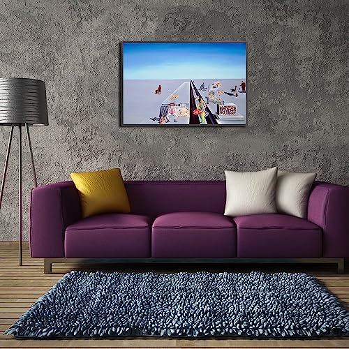 Salvador Dali Wall Art Dali The First Day of Spring Framed Painting Canvas Art For Bedroom Livingroom Decoration Ready to Hang