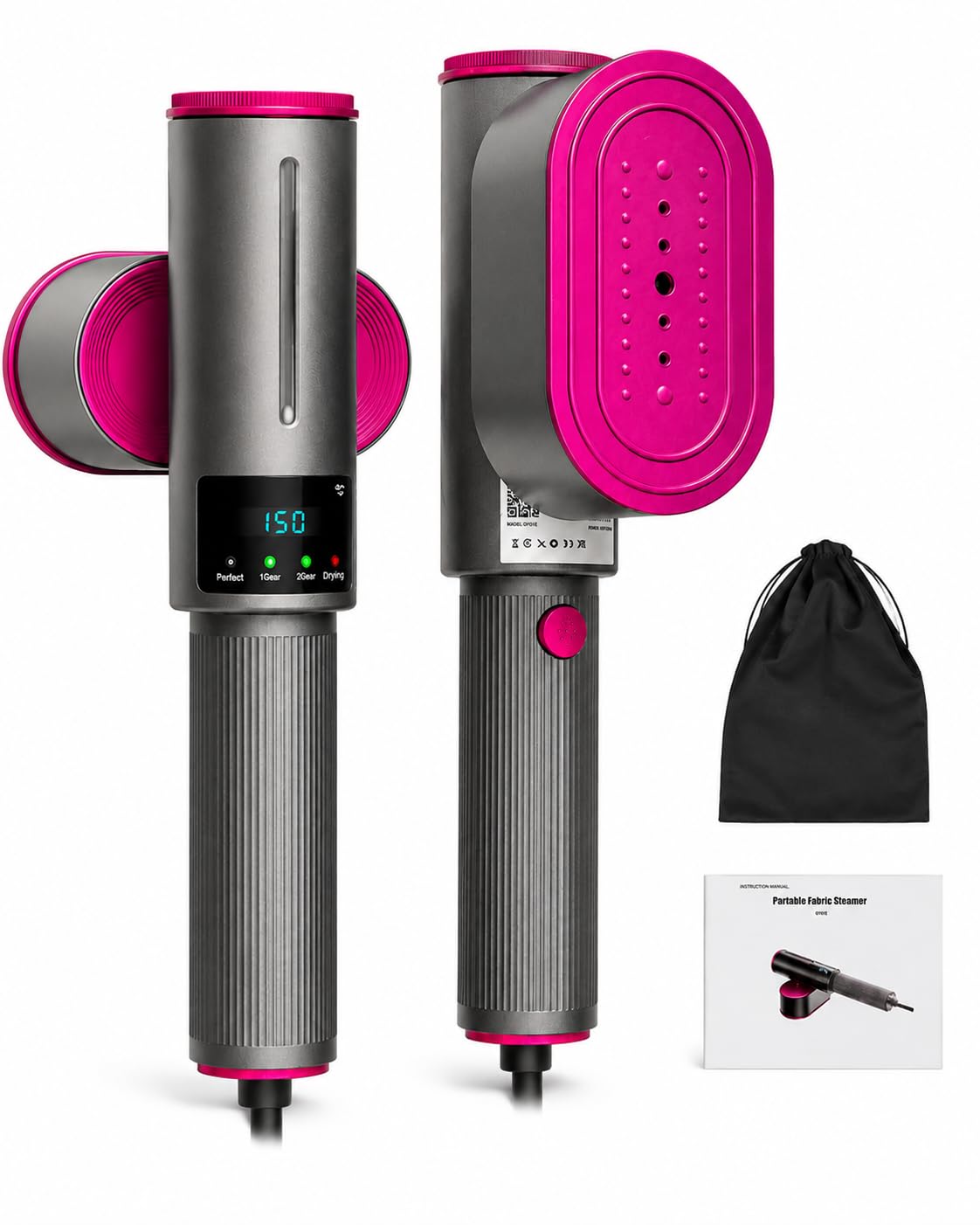 Portable Clothes Steamer 1200W | Fast Heat-Up Garment Iron