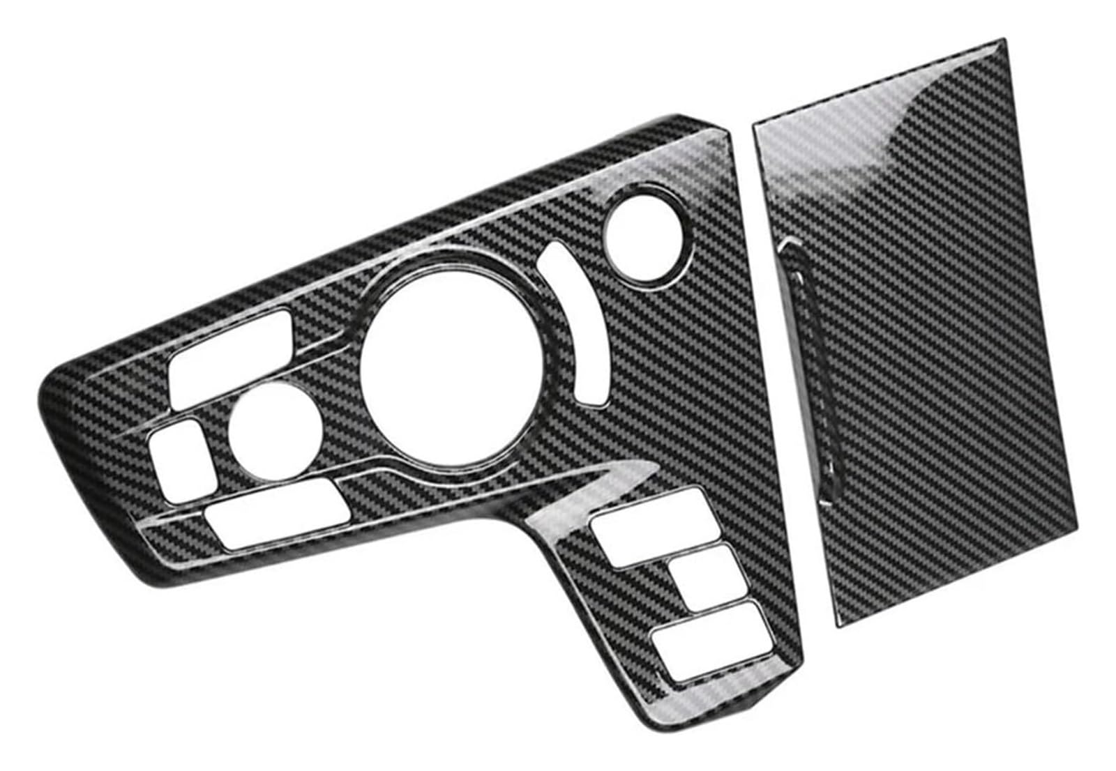 Qwqnsd 2Pc For Kia For Sportage Nq5 2021 2022 Car Center Console Gear Shift Panel Cover Frame Sticker Trim Car Interior Mouldings