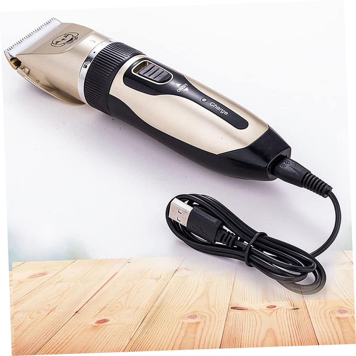 Toddmomy Professional Dog Clippers Pet Hair Trimmer Pet Clipper for Dogs Safe Shaving Machine (Ceramic Head No Lubricant Oil)