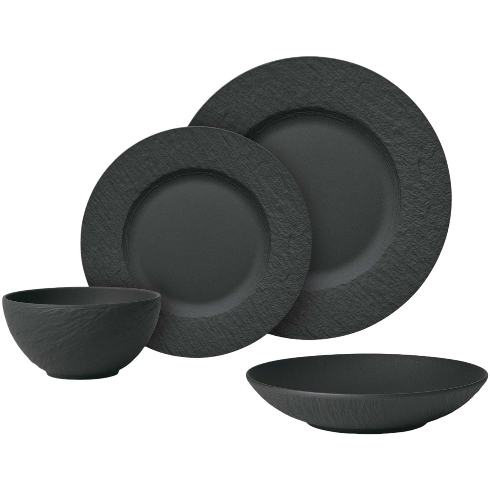 Villeroy & Boch Kombiservice 16-tlg Manufacture Rock Tafelservice