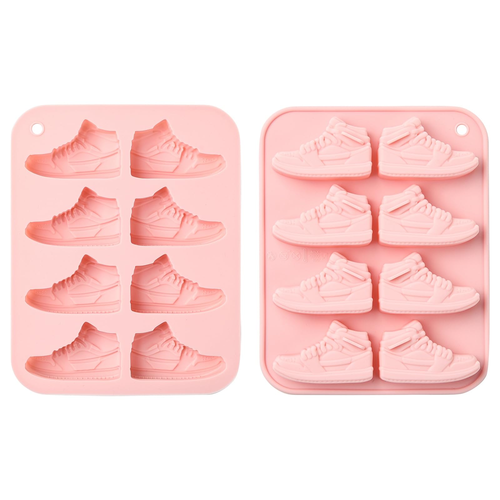 2 Moules en Silicone pour Baskets - 160 X 126 X 18 Mm