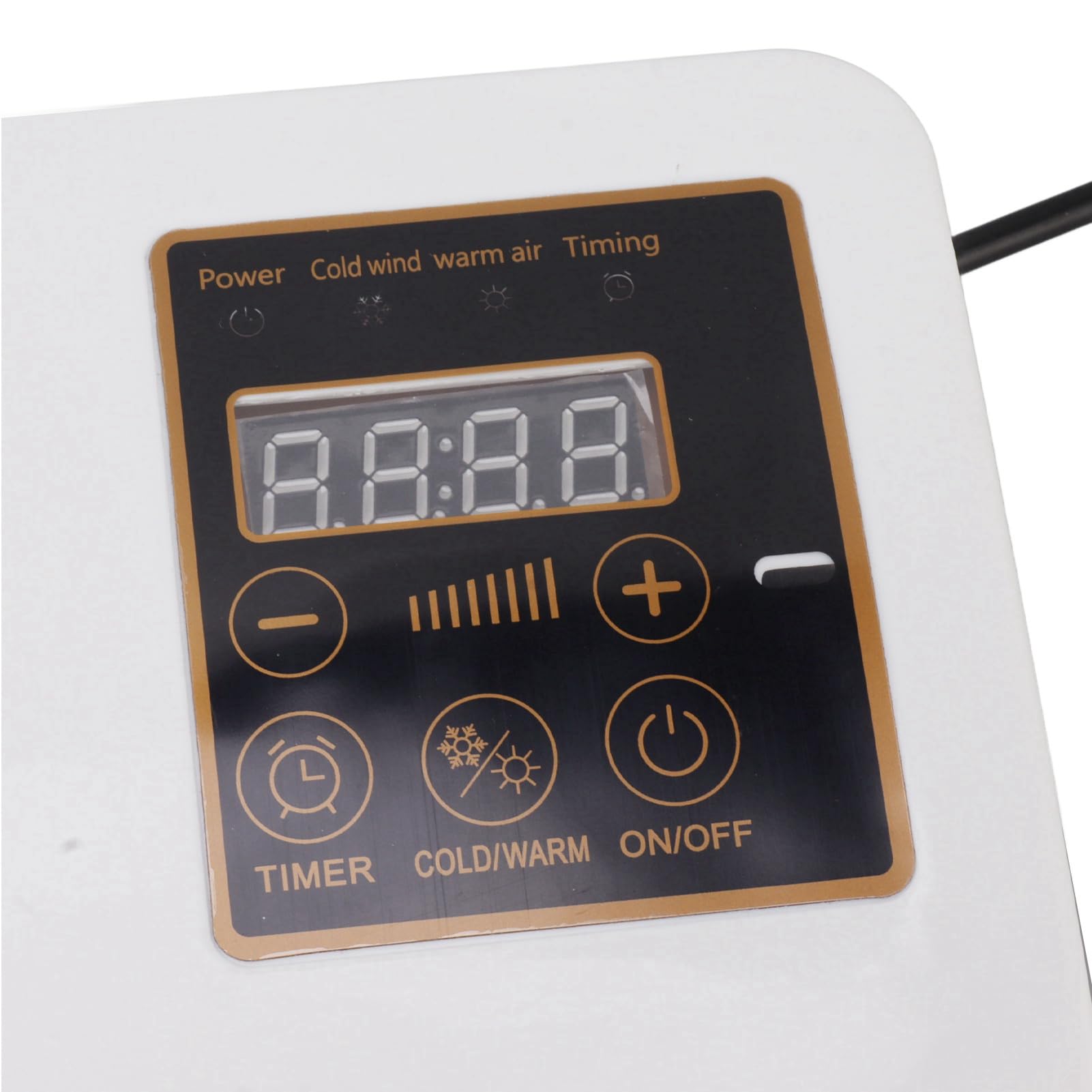 1800 W Wandmontage,Naturwind und Heizung, PTC-Heizung mit Fernbedienung, Timer für Schlafzimmer, Badezimmer, 220 V, Englische Version, Klimaanlage, Elektrisch (EU-Stecker)