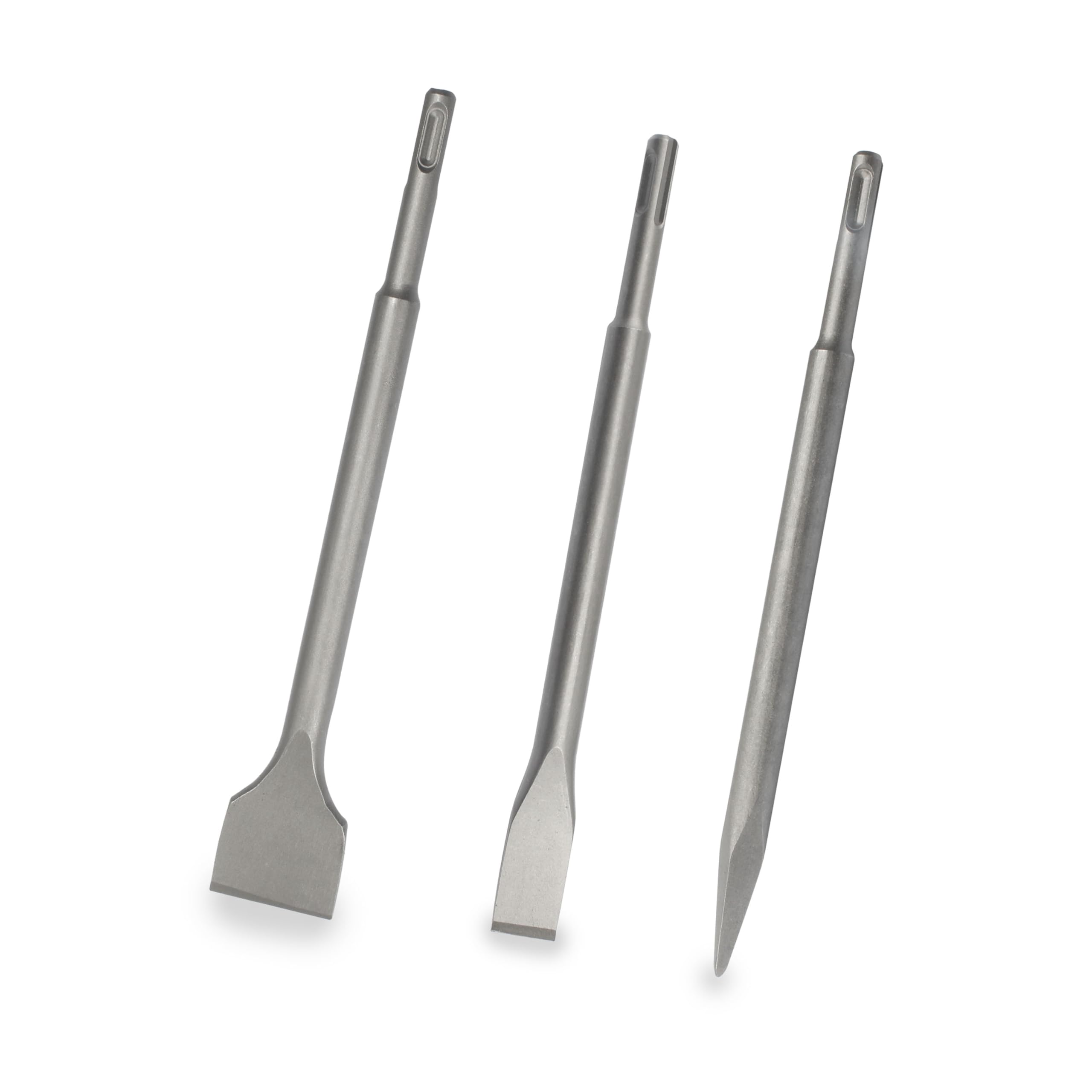 Sds-Plus Rotary Hammer Drill Chisel Set, Point Flat Scaling Chisels, 40CR Steel Sds Plus Drill Bits For Masonry, Concrete, Brick, Stone,Tile Removal,