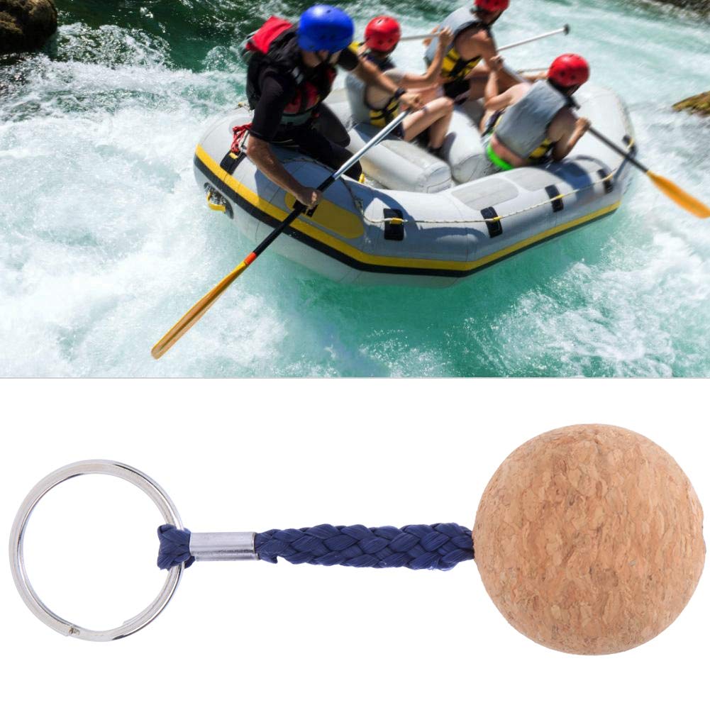4 Pezzi Portachiavi in Sughero, 53 mm Portachiavi Sughero Galleggiante Galleggiante Chiave Leggero Accessori Sport Acquatici per Nuoto Immersioni