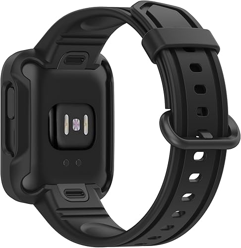 Correa de repuesto compatible con Xiaomi Mi Watch Lite/Redmi Watch2 Lite, correa de silicona de repuesto para hombres y mujeres, TPU suave y duradera