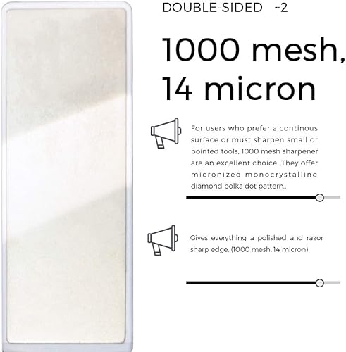 Miniatura 7 de 5 en 1 afilador de diamante afilado cuchillo y tijeras afilador de cerámica de doble cara 4001000 superficie de panal de abeja al aire libre de