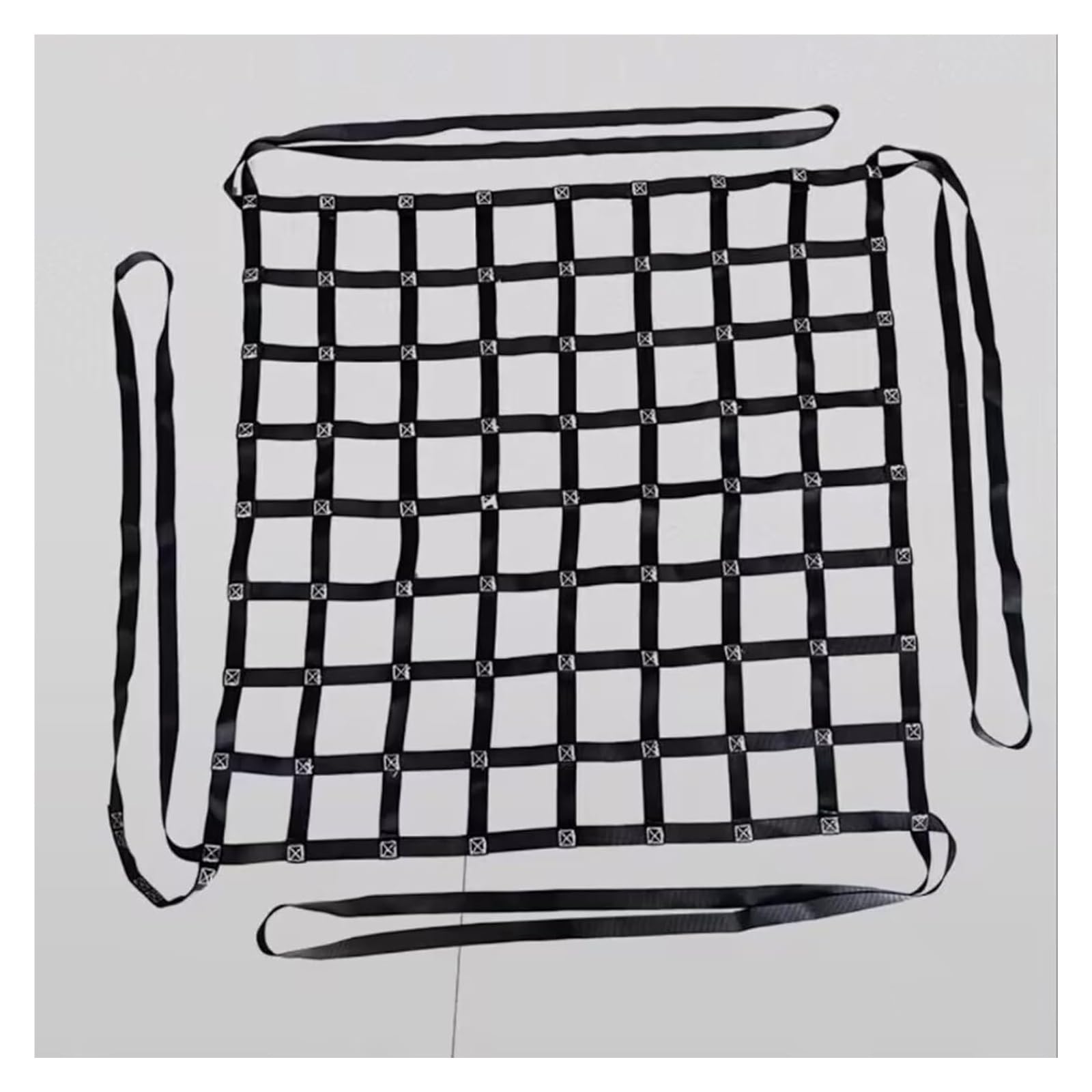 Tragkraft 0,3–3,5 Tonnen, Ladungsnetz for die Ladefläche von Pickups, reißfestes, starkes, tragendes Sicherheitsnetz,Lasthebe-Netz(1.5 X 1.5M/Mesh 10cm/Load 500kg)