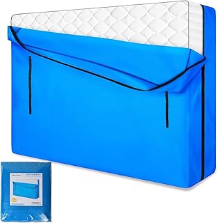 MorTime Mattress Bags for Moving and Storage, Zippered Mattress Storage Bag with 8 Strong Carrying Handles, Reusable Mattress Protector Cover Moving Supplies (Queen)