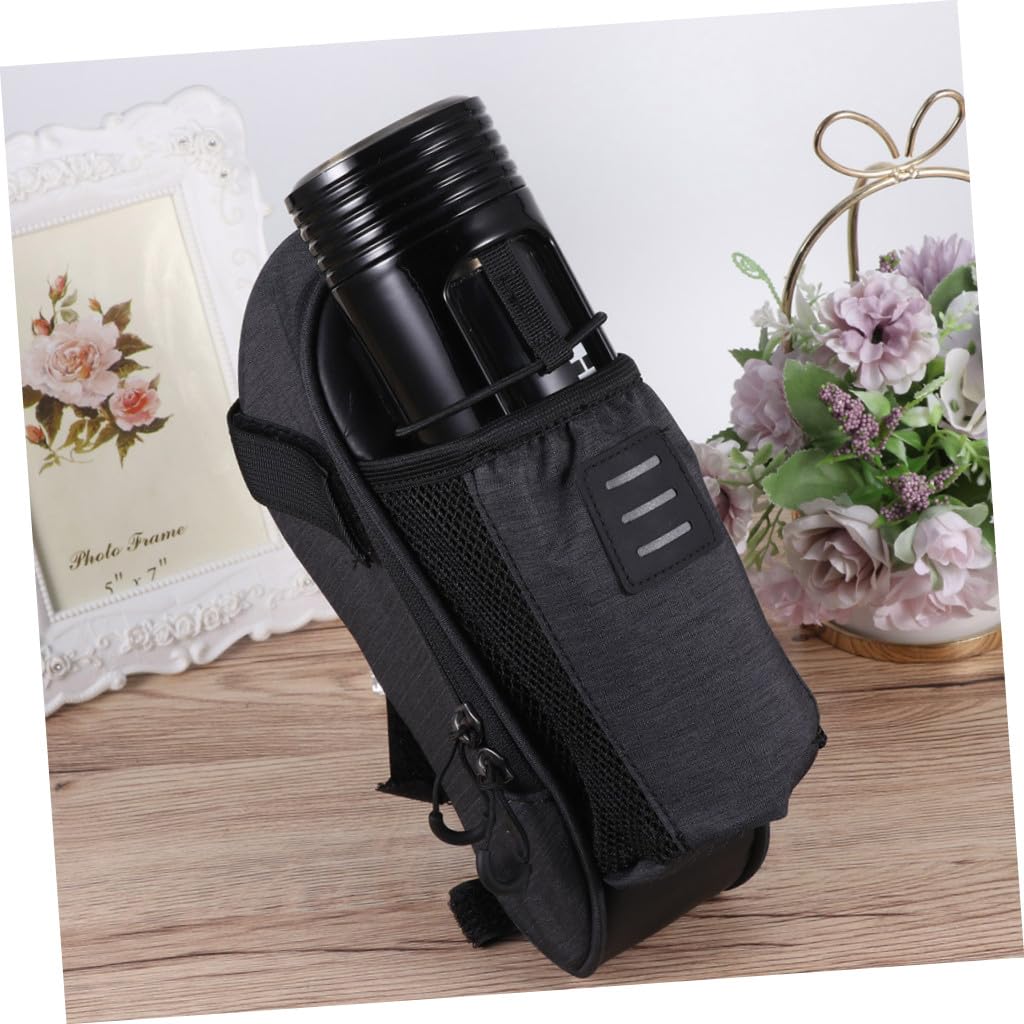iplusmile Fahrradtasche 1, 8 L aus Dacron und Metall Schwarz für Bike
