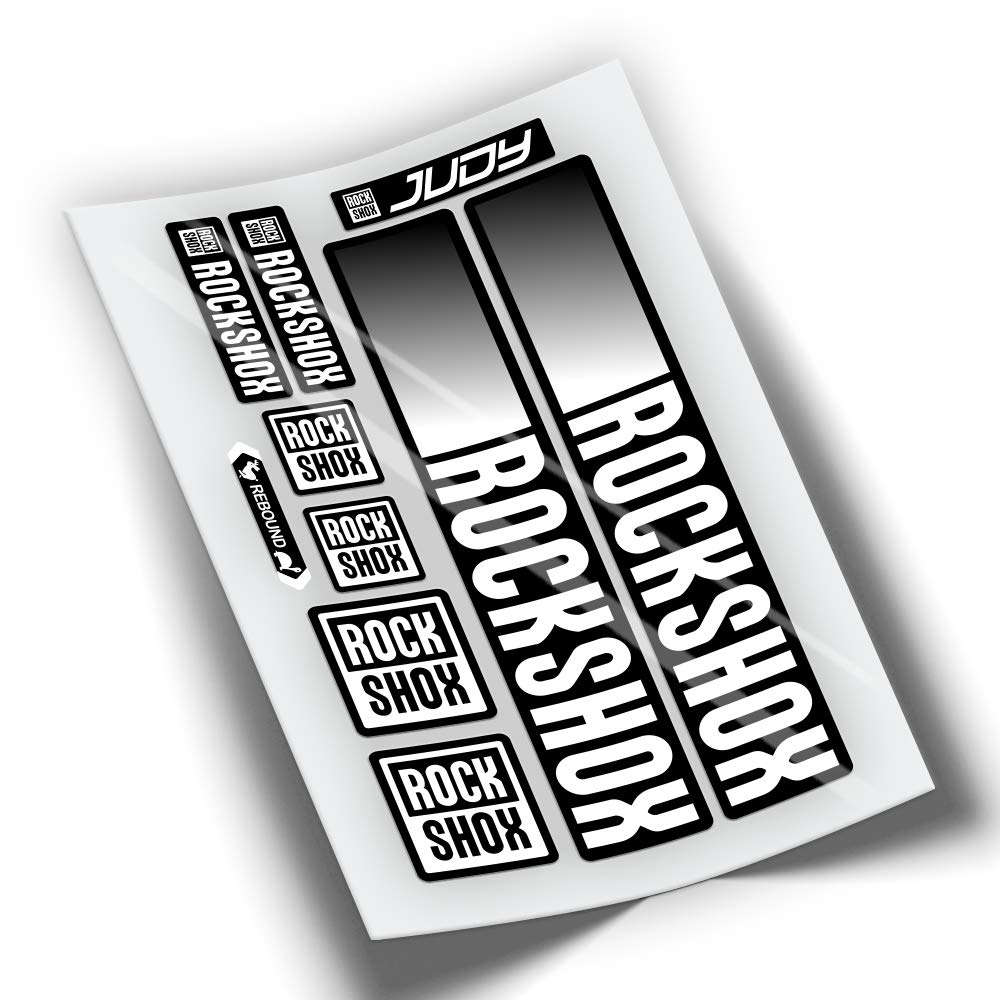 REF:VP443 Rock-Shox JUDY Fork Compatible Stickers 2021,2022,2023,2024 MTB Bike Stickers Decals for Mountain Bike — image 1