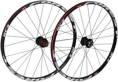 Bicycle Wheel Group 26 Inch Mountain Wheel Set, 120 Rings, 5 Peilin Bearings, Bicycle Quick Release Bucket Axle, Disc Brake, 27.5 Inches (Size : 26in)
