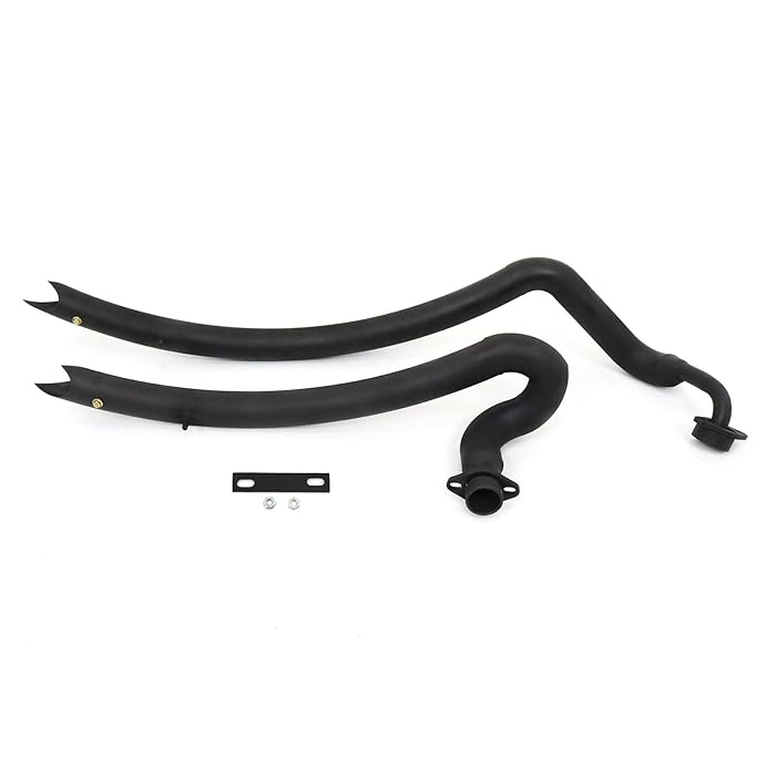 Buy Worldmotop Stainless Steel Exhaust Muffler Exhaust Pipe Shortshots