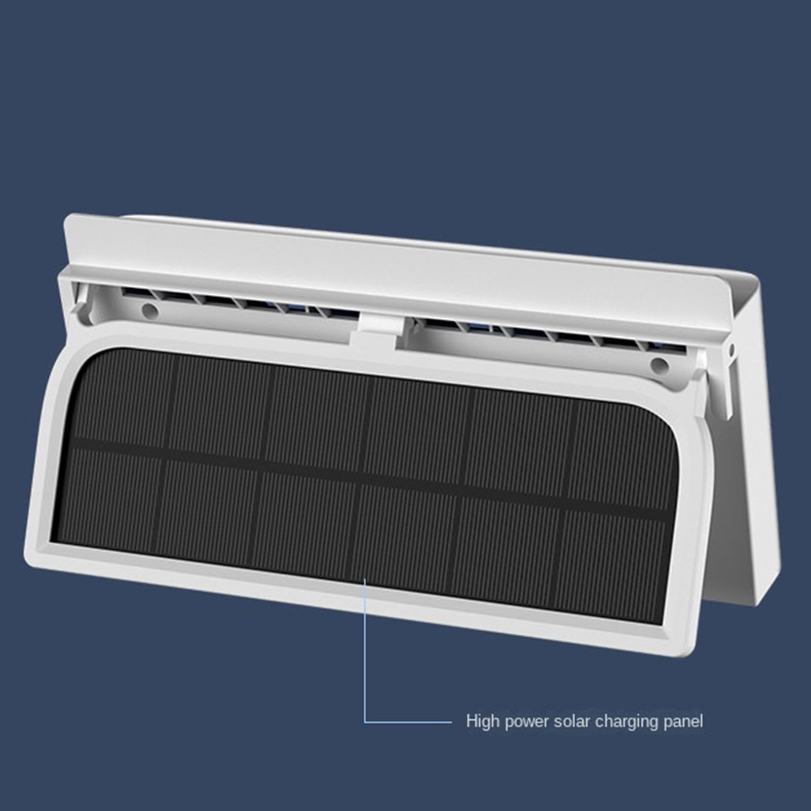 Ventola Solare per Auto,3 Uscite a Energia Solare Radiatore di Ventilazione - Estrattore d'Aria per Finestrino - per Furgone SUV Camper Pickup Lungo Tragitto Viaggio Quotidiano