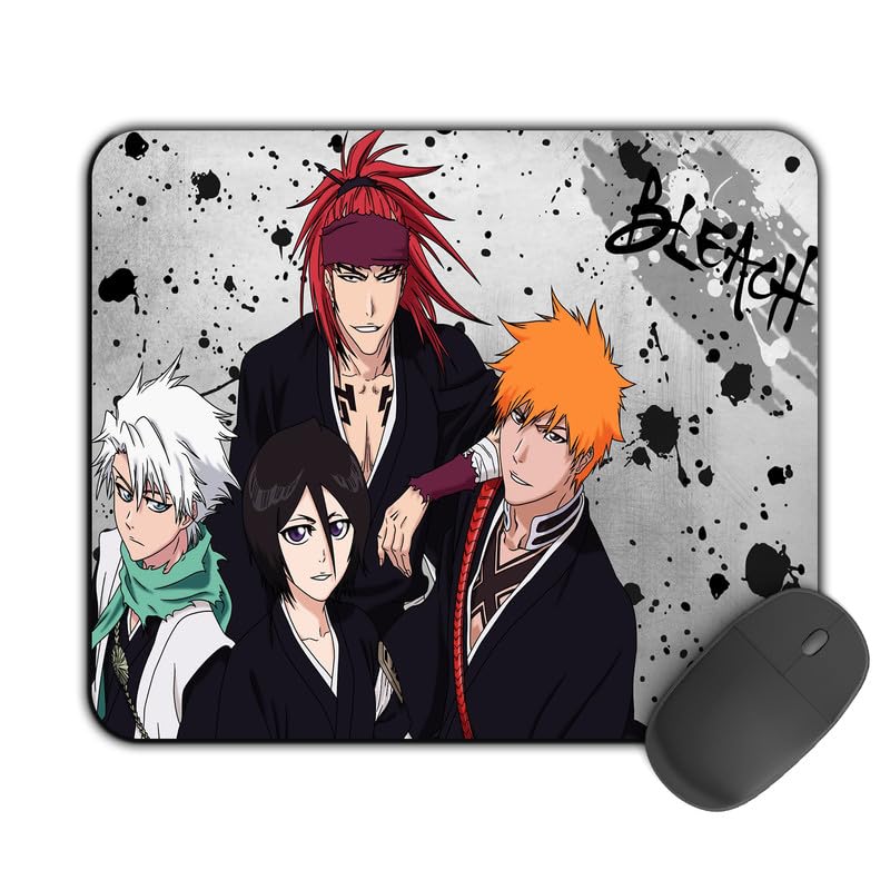 Image of Printed Designer Mouse Pad Friends of Ichigo (200MM X 240 X 3MM) Enhance Gaming and Work Performance Comfortable and Precise Non-Slip Water Proof Bleach Mouse Pad.