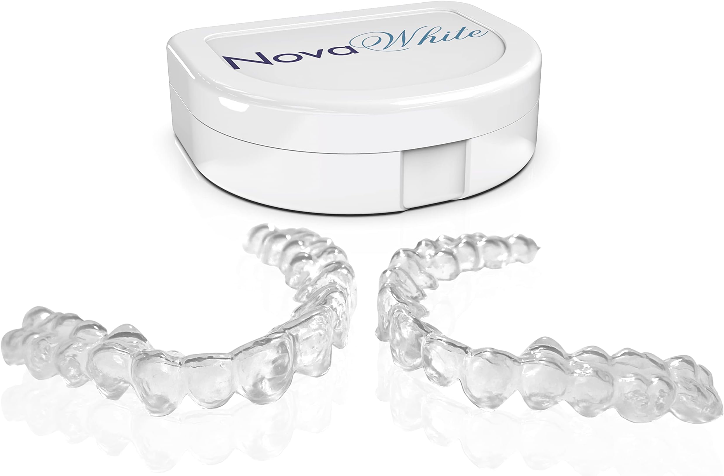 Custom Teeth Whitening Trays โ Perfect Custom Fit, Luxurious Comfort, Premium Dental Grade โ Upper & Lower Mouth Trays & Hygienic Case โ Made in USA, Dentist Recommended, Full Tooth Coverage