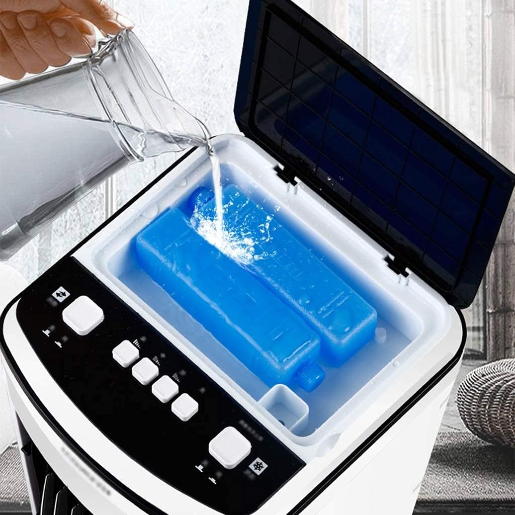 Air Cooler for Home Office Air Coolers Evaporative Coolers Portable Humidifier Misting Evaporative Small Air Conditioner Fan and Bladeless Noiseless Fan for Office Dorm Room(Free Ice Tray