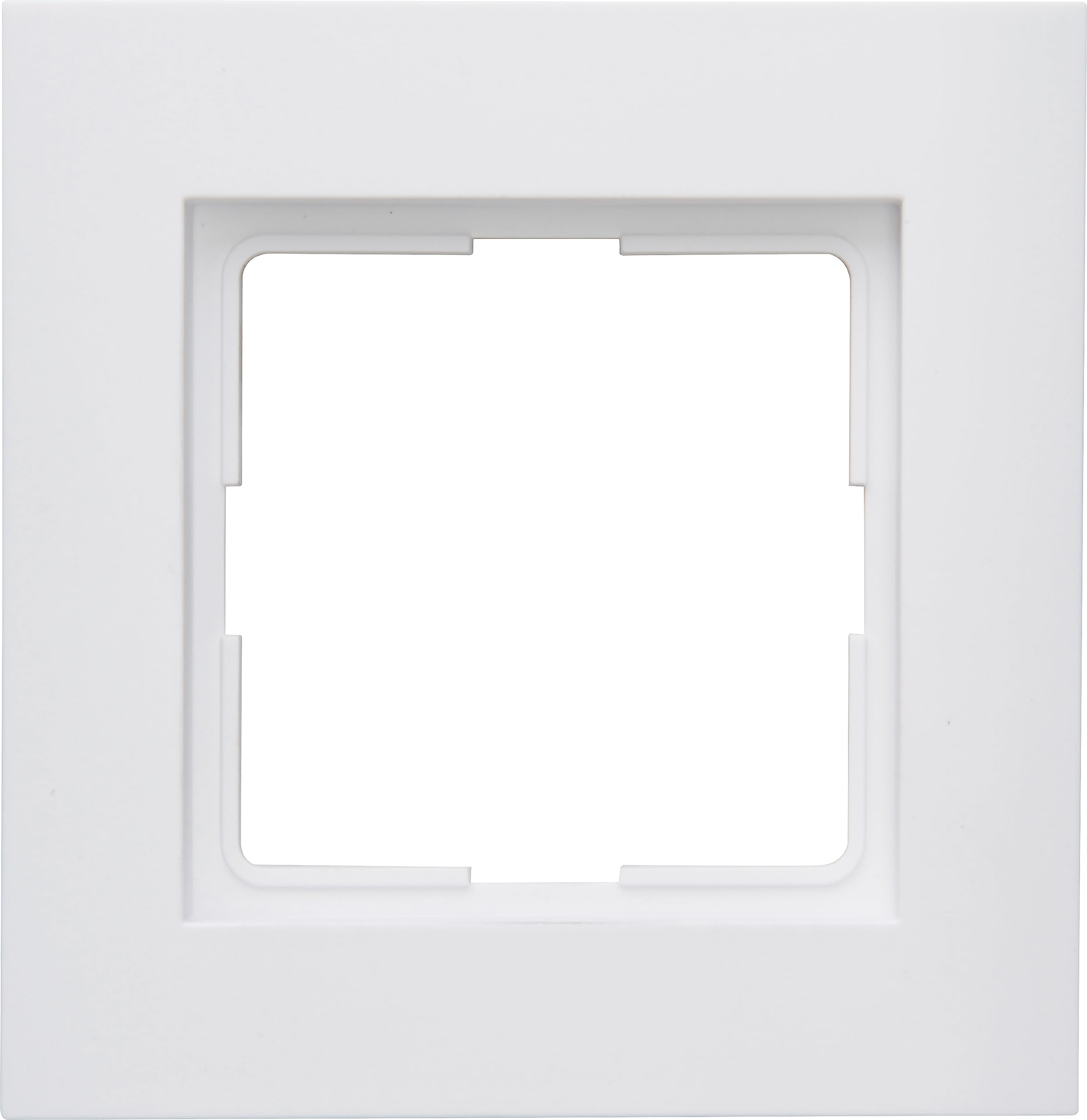 Kopp Arctic White Matte Athenis 402132062 Single Cover Frame, Arctic White, Matte Surface