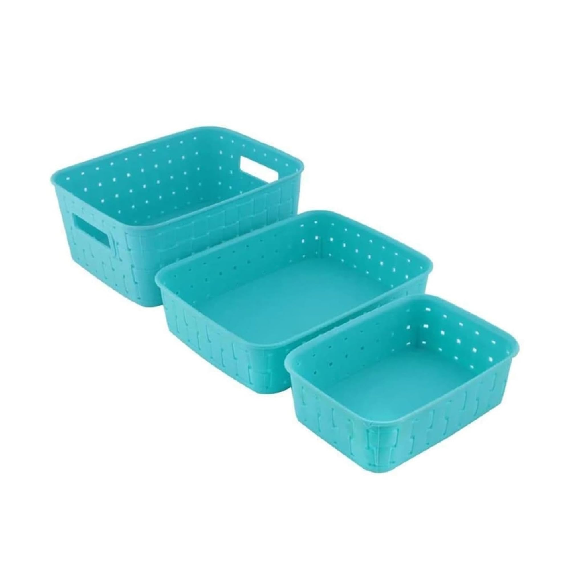 Sulfar Multipurpose Large Storage Baskets | Versatile Use for Organizing Fruits, Vegetables, Magazines, or Cosmetics | Set of 3, Durable, Multicolor (B0D351QGFH) Amazon Price History, Amazon Price Tracker