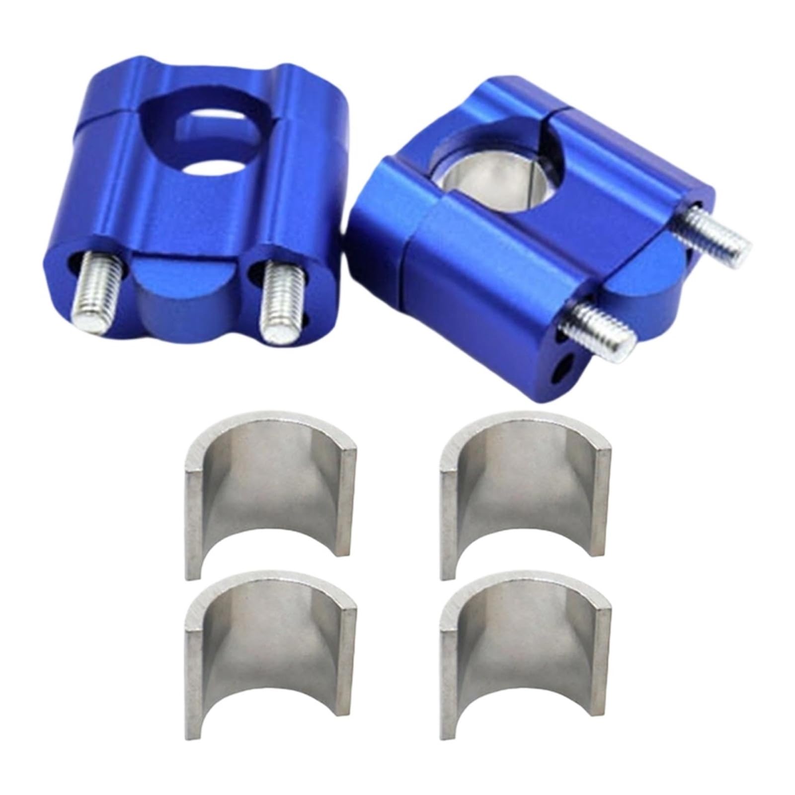 NADCFN Generic Motorcycle Handlebar Risers Parts Part Accessories 22mm/28mm Universal Handlebar Riser(Blue)