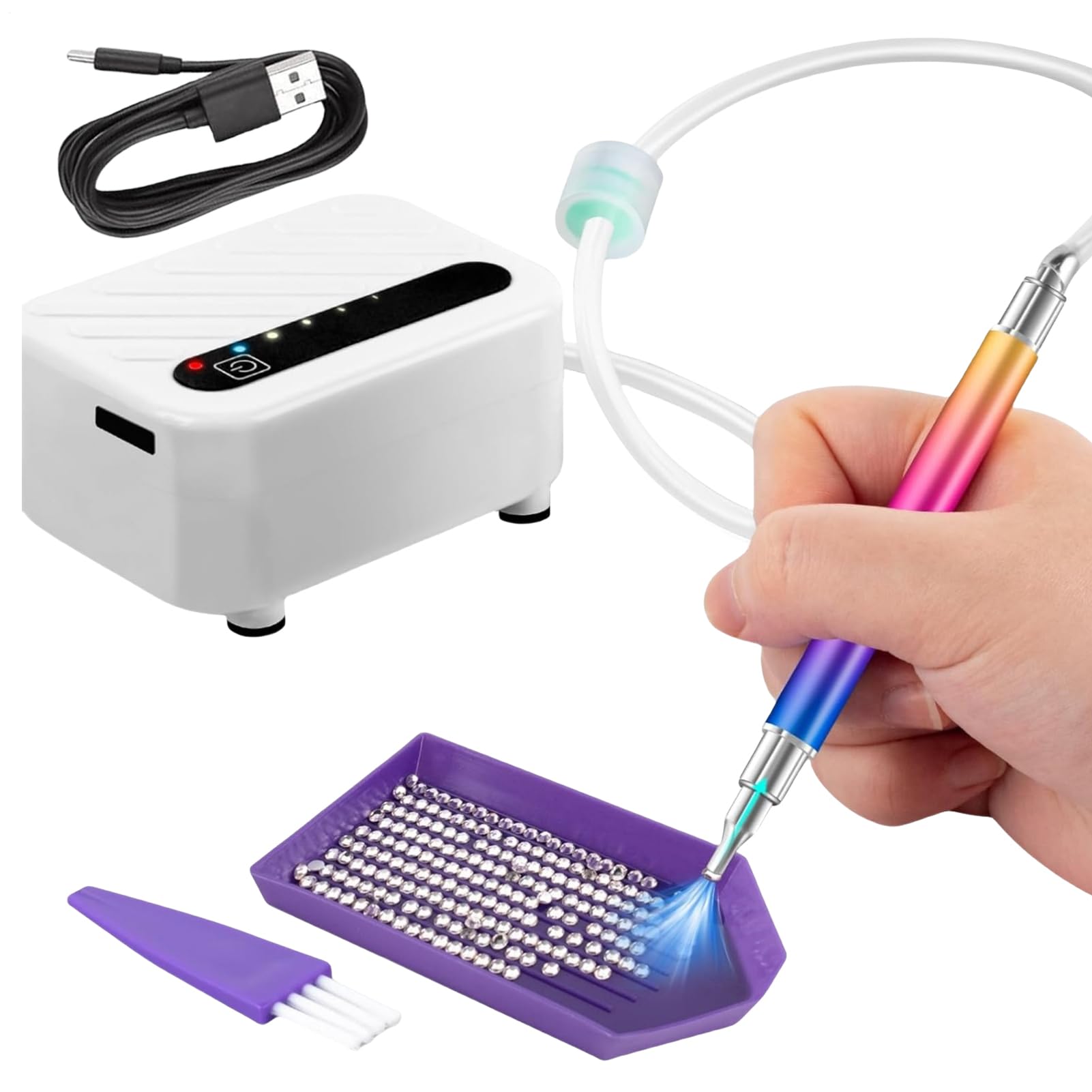 Lápiz de pintura eléctrico compacto un regalo creativo para niñas y adolescentes