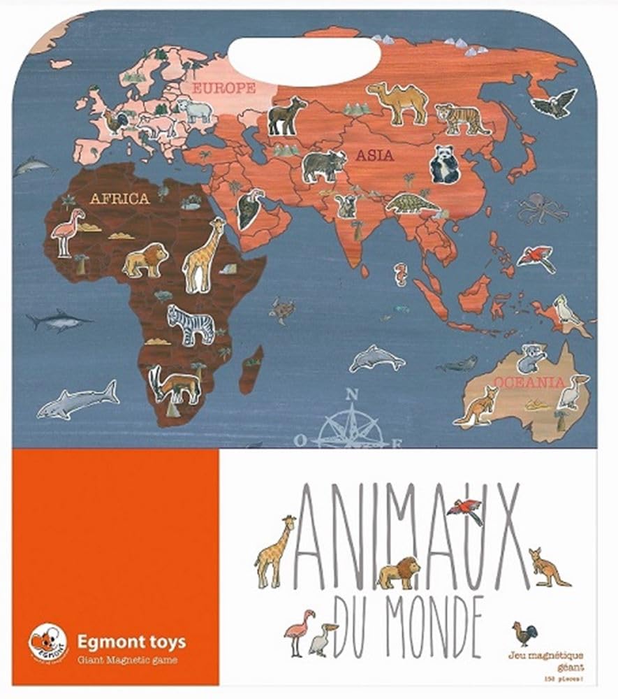 Juego de imanes XXL Egmont Toys 630671 juguete magnético infantil de animales