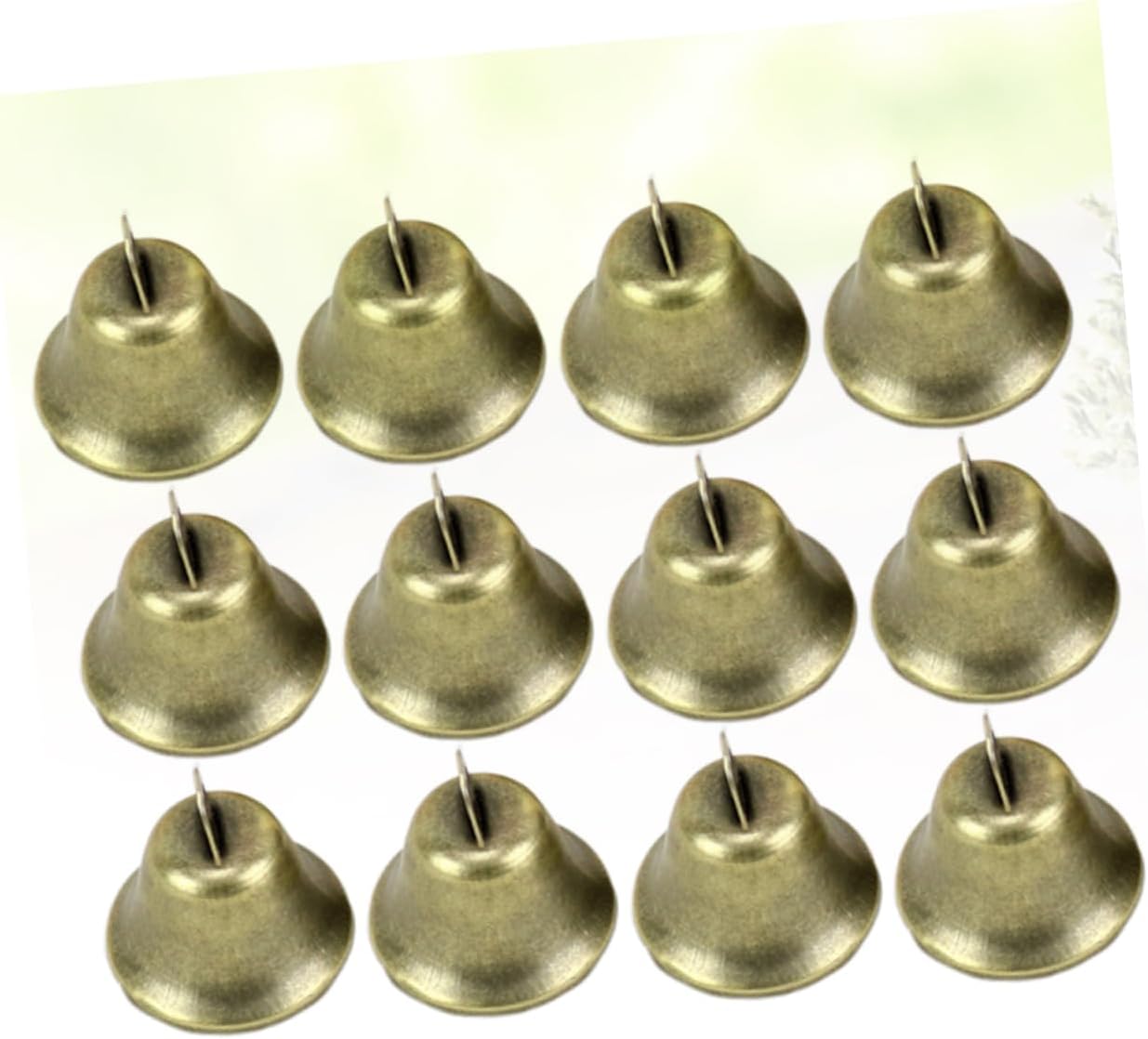 SEWACC 35pcs Vintage Christmas Hanging Bells Mini Bell Pendants for DIY Decorations Retro Iron Craft for Holiday Decor for Home Office and Festive Parties