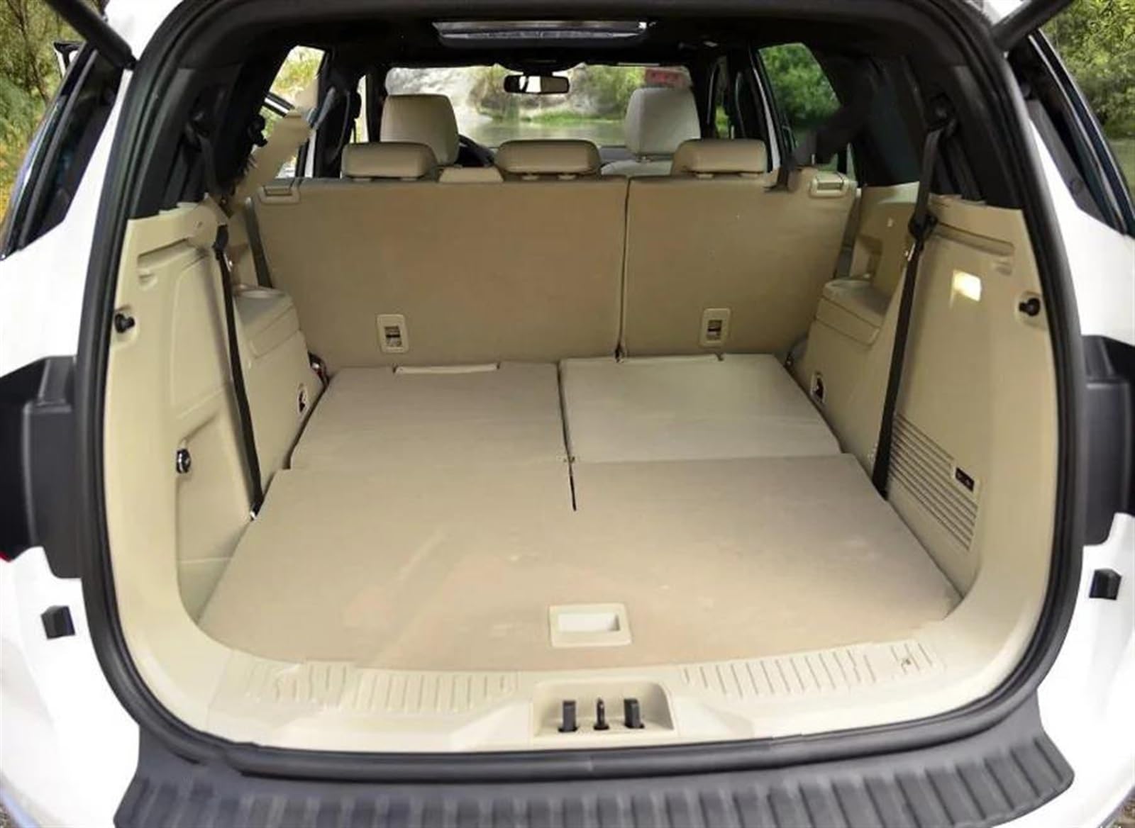 Tappetino per Bagagliaio Compatibile Con Ford Per Everest 7 Posti 2019 2018 2017 2016 Tappetini Per Bagagliaio Per Auto Tappeti Per Bagagliaio Impermeabile Tappetino Per Carico