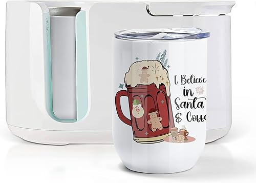 Miniatura 5 de AGH Juego de 50 vasos de vino por sublimación de 12 onzas vaso de vino aislado de acero inoxidable con tapas copa de vino sin tallo accesorios de