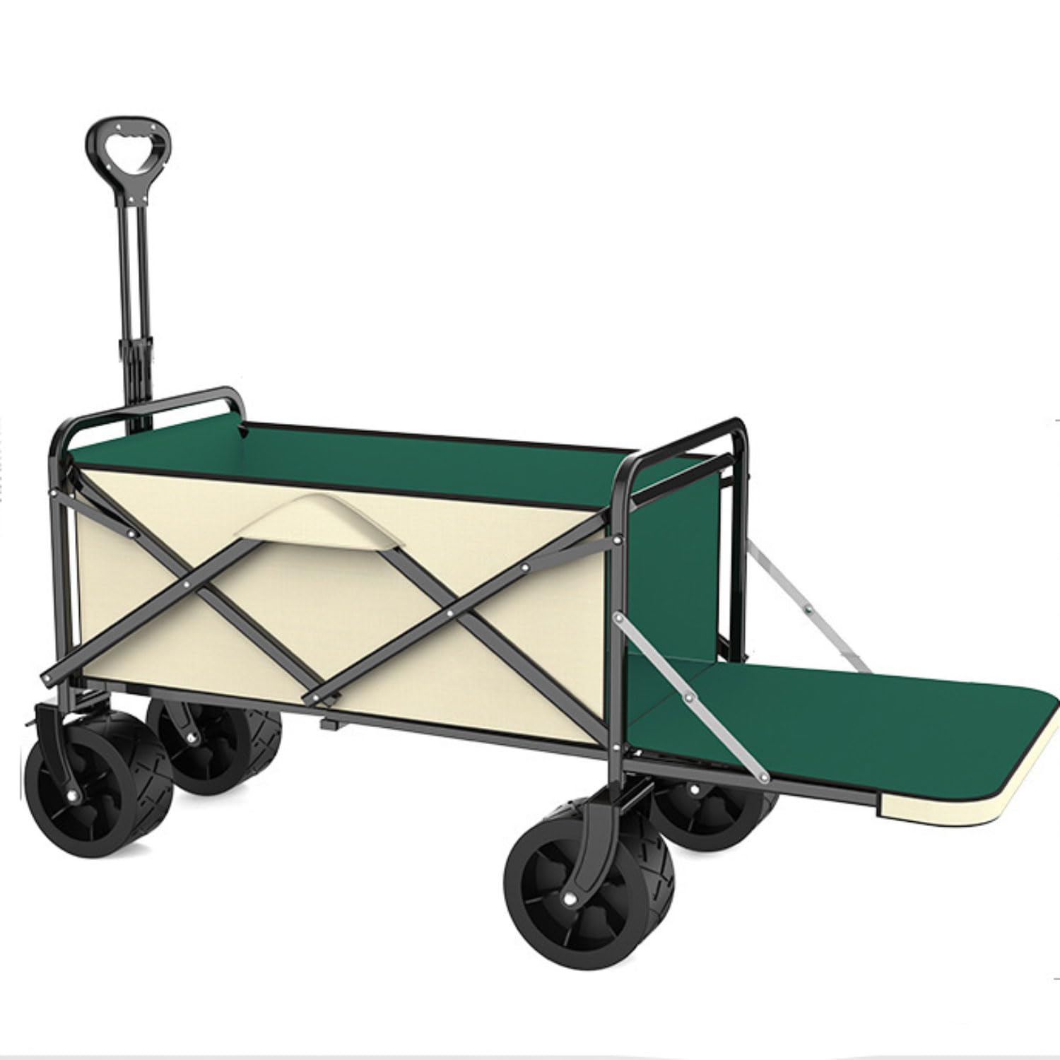 Chariot à la plage pliable 300L pour transporter facilement vos équipements de camping