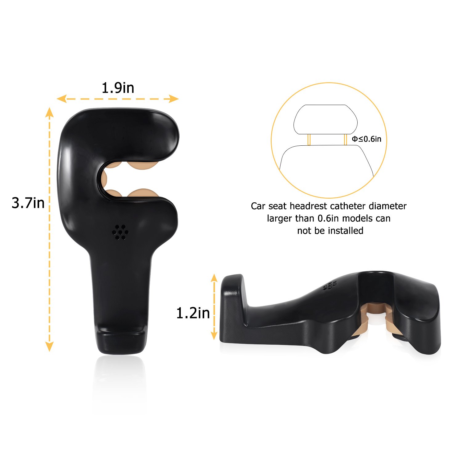 car headrest hooks australia