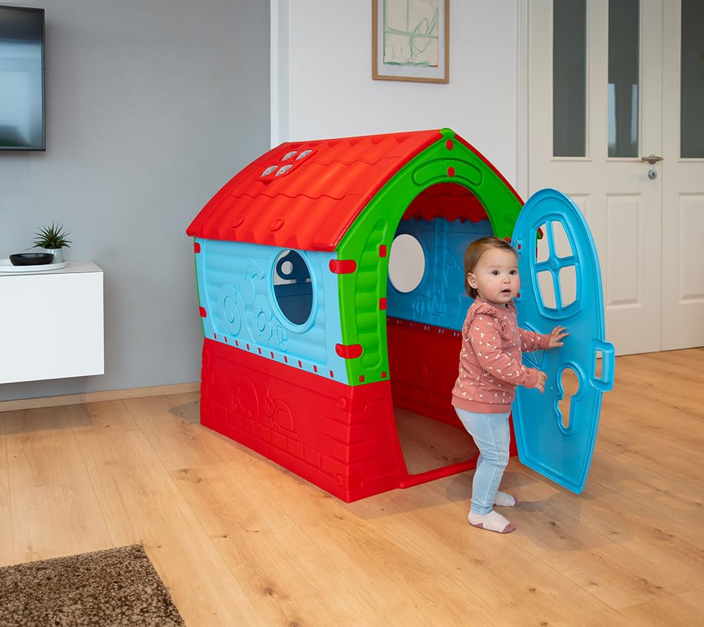 Westmann Kunststoff Spielhaus Mond 90x95x110 cm UV-beständig für 2-3 Kinder